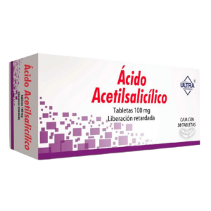 ÁCIDO ACETILSALICÍLICO 100 MG. C/30 TABS. L.R. ULTRA