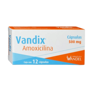 VANDIX (Amoxicilina) 500 MG. C/12 CAPS. WANDEL