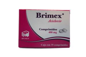 BRIMEX (aciclovir) 400 MG. C/35 TABS. BIOMEP