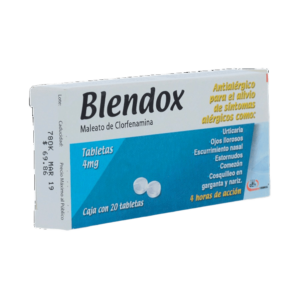 BLENDOX (Clorfenamina) 4 MG. C/20 TABS. DEGORT'S