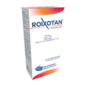 ROIXOTAN (Betametasona) 4 MG/1 ML.  SOL. INY. C/1 AMP. FARMACEUTICA HISPANOAMERICANA