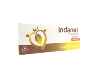 INDANET (Indometacina) 25 MG. C/30 CAPS. BRULUART