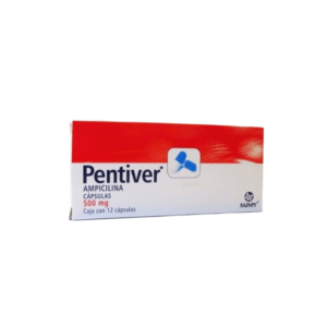 PENTIVER (Ampicilina) 500 MG. C/12 CAPS. MAVER