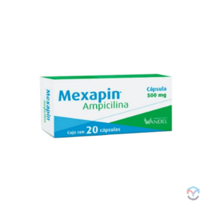 MEXAPIN (Ampicilina) 500 MG. C/20 CAPS. WANDEL