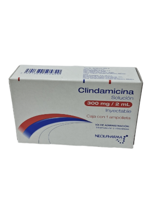 CLINDAMICINA 300 MG/2 ML. SOL. INY. C/1 AMP. NEOLPHARMA