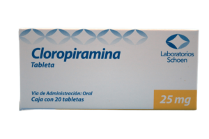 CLOROPIRAMINA 25 MG. C/20 TABS. SCHOEN