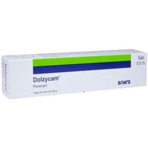 DOLZYCAM GEL (Piroxicam) 0.5% TÓPICO TUBO C/60 G. SONS