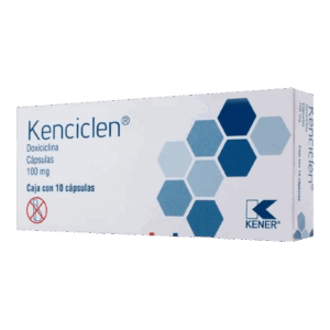 KENCICLEN (Doxiciclina) 100 MG. C/10 CAPS. KENER