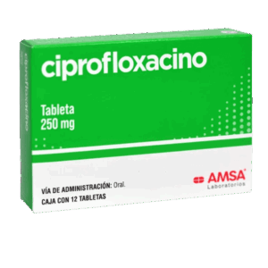 CIPROFLOXACINO 250 MG. C/12 TABS. AMSA