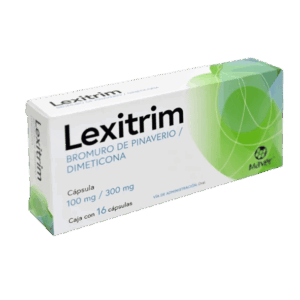 LEXITRIM (Pinaverio-Dimeticona) 100/300 MG. C/16 CAPS. MAVER