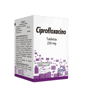 CIPROFLOXACINO 250 MG. C/8 TABS. ULTRA