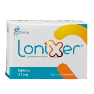 LONIXER (Clonixinato de Lisina) 125 MG. C/10 TABS. SERRAL