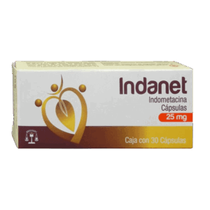 INDANET (Indometacina) 25 MG. C/30 CAPS. BRULUART