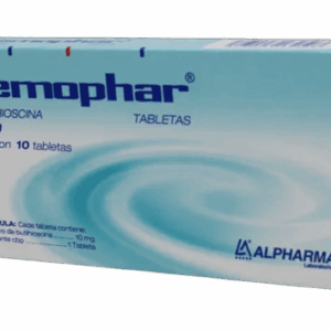 LEMOPHAR (Butilhioscina) 10 MG. C/10 TABS. ALPHARMA