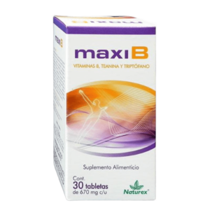 MAXI-B (Complejo B) 670 MG. C/30 TABS. NATUREX