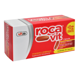 ROCAVIT (vitaminas y minerales) 1.30 G. C/50+10 CAPS. VITAE