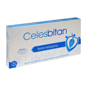 CELESBITAN (Betametasona de acción rápida) 8 MG/2 ML.  SOL. INY. C/1 AMP. Y JERG. BRULUART