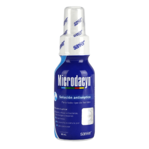 MICRODACYN SOL. ANTISÉPTICA 55 PPM. FCO. ATOMIZADOR 60 ML. SANFER