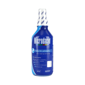 MICRODACYN SOL. ANTISÉPTICA 55 PPM. FCO. ATOMIZADOR 240 ML. SANFER