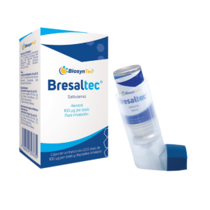 BRESALTEC (Salbutamol) 100 MCG. AEROSOL P/INHALACIÓN BUCAL FCO. C/200 DOSIS. BIOSYNTEC JAYOR