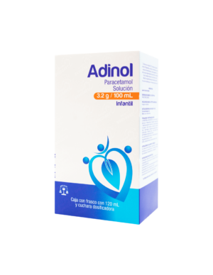 ADINOL (Paracetamol) 3.2 G/100 ML. SOL. JARABE INFANTIL FCO. 120 ML. BRULUART