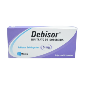 DEBISOR (Isosorbida) 5 MG. C/20 TAB. SUBLINGUALES. NOVAG