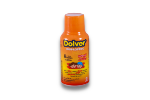 DOLVER (Ibuprofeno) 100 MG/5 ML. SUSP. SABOR CEREZA FCO. 120 ML. MAVER