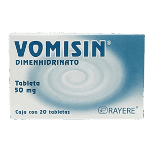 VOMISIN (Dimenhidrinato) 50 MG. C/20 TABS. RAYERE