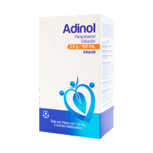 ADINOL (Paracetamol) 3.2 G/100 ML. SOL. JARABE INFANTIL FCO. 120 ML. BRULUART