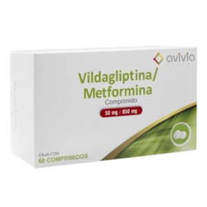 VILDAGLIPTINA/METFORMINA 50/850 MG. C/60 COMPS. AVIVIA