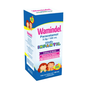 WAMINDEL (Paracetamol) 3.2 G/100 ML. SOLUCIÓN JARABE INFANTIL FCO. 120 ML. WANDEL