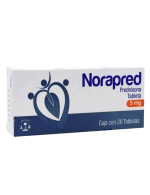 NORAPRED (prednisona) 5 MG. C/20 TABS. BRULUART