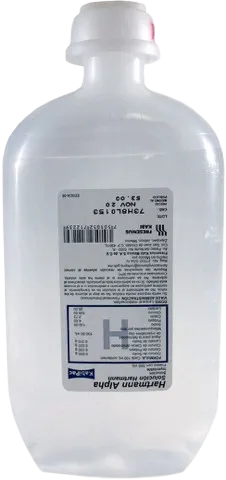 SOLUCION HARTMANN ALPHA SOL. INY. FCO.500 ML. FRESENIUS