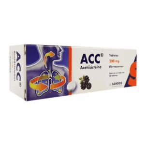 ACC (Acetilcisteína) 200 MG. C/20 TAB. EFERVE. SANDOZ
