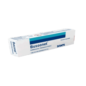 BUSCONET (Butilhioscina-Metamizol Sódico) 20 MG-2.5 G/5 ML. SOL. INY. C/1 AMP. SONS