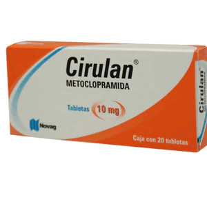 CIRULAN (Metoclopramida) 10 MG. C/20 TABS. NOVAG