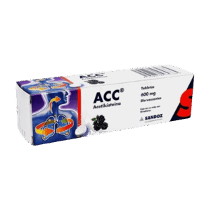 ACC (Acetilcisteína) 600 MG. C/20 TAB. EFERVE. SANDOZ