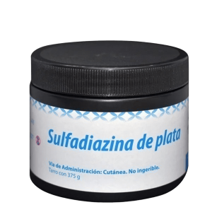 SULFADIAZINA DE PLATA CREMA 1% TARRO C/375 G. SCHOEN