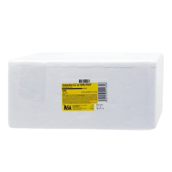 GLUCONATO DE CALCIO SOL. INY. I.V. AL 10% C/10ML. C/100 AMP. PISA