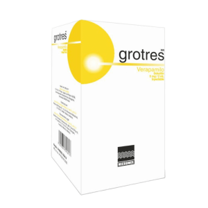 GROTRES (Verapamilo) 5 MG/2 ML. SOL. INY. C/1 AMP. MICROMEX