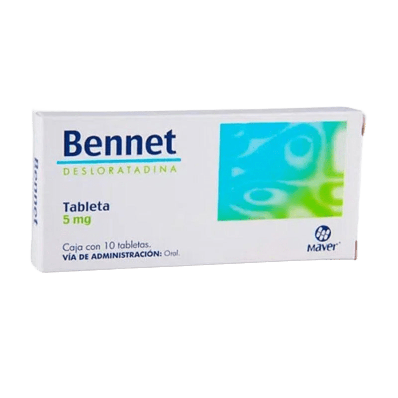 BENNET (Desloratadina) 5 MG. C/10 TAB. MAVER