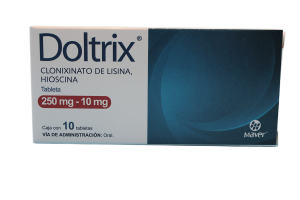 DOLTRIX (Butilhioscina ó Hioscina + Clonixinato de Lisina) 250/10 MG. C/10 TAB. MAVER