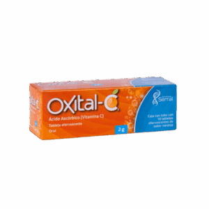 OXITAL-C FORTE (Ácido Ascórbico) 2 GR. C/10 TAB. EFERVECENTES. SABOR NARANJA. SERRAL