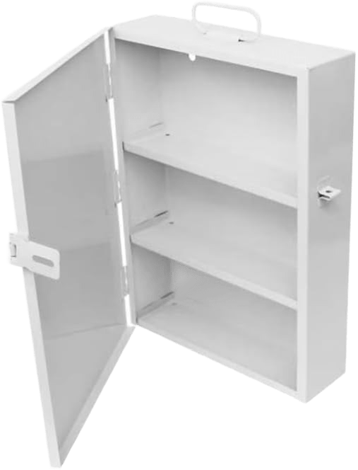 BOTIQUÍN METÁLICO COLOR BLANCO TAMAÑO CHICO - Image 2