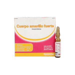 CUERPO AMARILLO FUERTE (Progesterona) 50 MG/2 ML. SOL. INY. C/6 AMP. HORMONA
