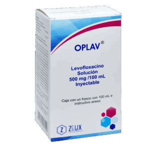 OPLAV (levofloxacino) 500 MG/100 ML. SOL. INY. FCO. 100 ML. ZEUX