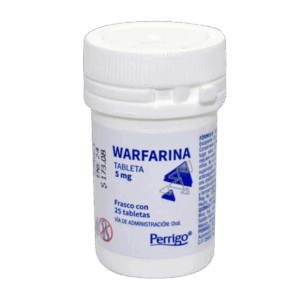 WARFARINA 5 MG. C/25 TAB. PERRIGO