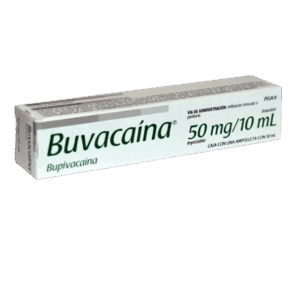 BUVACAÍNA (bupivacaína) 50 MG/10 ML. SOL. INY. C/1 AMP. PISA
