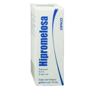 HIPROMELOSA SOL. OFTALMICA. 0.5% FCO. GOTERO 15 ML. OPKO