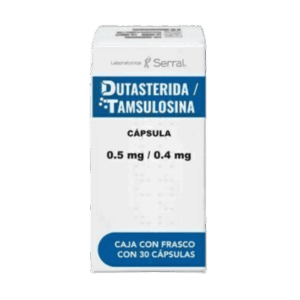 DUTASTERIDA/TAMSULOSINA 0.5 MG/0.4 MG. C/30 CAP. SERRAL